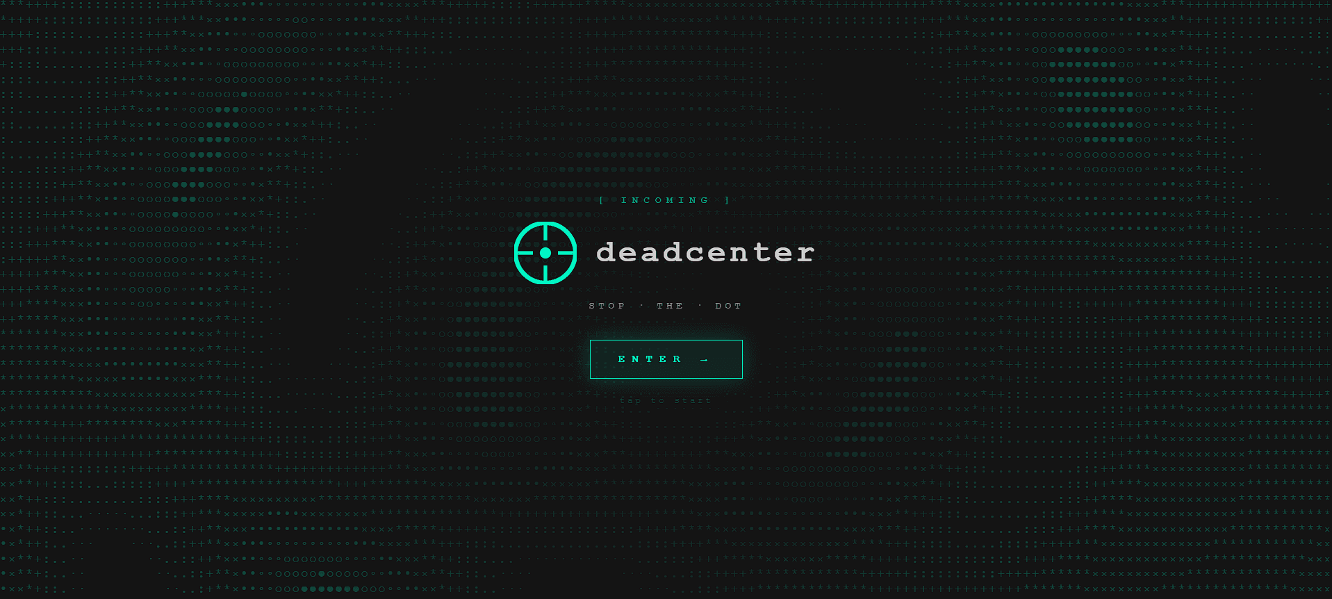 Deadcenter - main menu